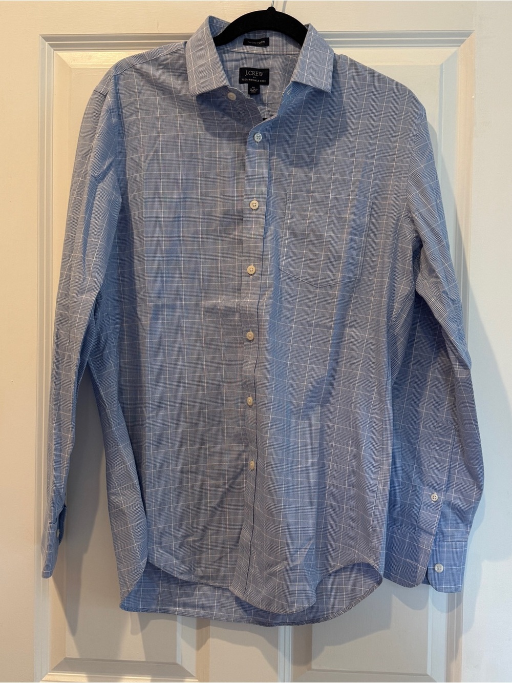 J. Crew factory blue plaid Thompson button down shirt size medium